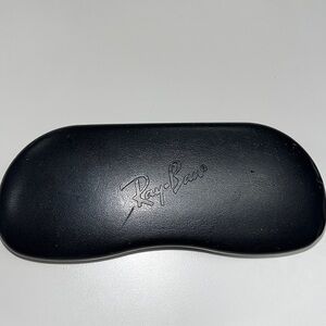 Ray Ban medium sized eyewear hard black case